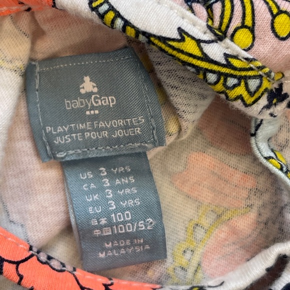 Baby Gap Girls Floral One Piece Spring to Fall Romper Size 3 - Picture 6 of 9